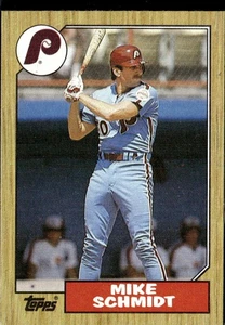 Mike Schmidt 1987 Topps #430 Philadelphia Phillies - Foto 1 di 2