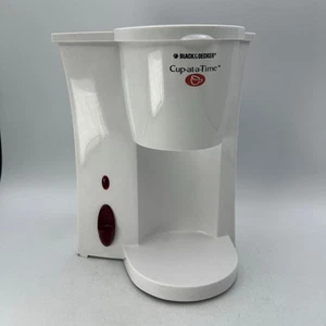 Black & Decker Cup At A Time Personal Coffee Maker White Model DCM7 Tested - Picture 1 of 6