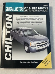 MANUAL DE TIENDA SERVICIO REPARACIÓN CHILTON BOOK SILVERADO SIERRA TAHOE YUKON - Imagen 1 de 6