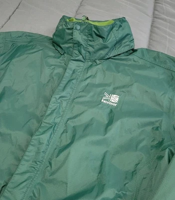 Abrigo con Capucha Karrimor Weathertite Para Hombre Talla XL Verde Impermeable Exterior País Foto 1 de 4