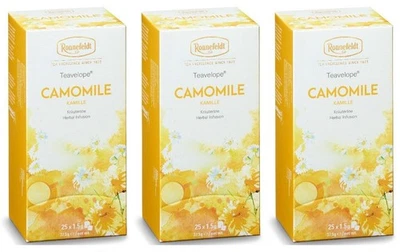 Ronnefeldt Kamillentee 3x25 Teebeutel Teavelope – Hochwertiger Kräutertee