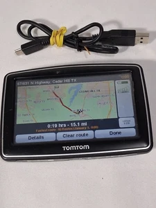 TomTom XL 4.3in Touch Screen GPS Navigation System N14644 Tested & Working - Picture 1 of 3