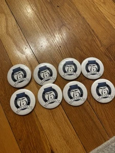 Vintage Lot Of 8 Keds Pinback Button Pins 75th Anniversary 1916-1991 90s Shoes - Picture 1 of 3