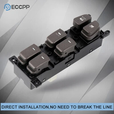 Interruptor de ventana eléctrico del lado del conductor delantero para Hyundai Sonata 2009 2010 Foto 1 de 4