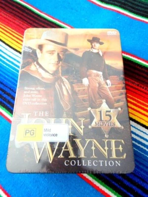✺New✺ JOHN WAYNE 15-Movie Collection DVD Box Set - 5 DISCS - REGION 0 - Image 1 of 4