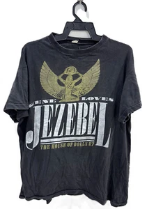 VINTAGE 80s GENE LOVES JEZEBEL PUNK GOTHIC ROCK TOUR CONCERT T-SHIRT SHOEGAZE - Picture 1 of 3
