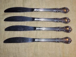 Vintage 4 pieces Princess Stainless Japan Rose Knife - Picture 1 of 2