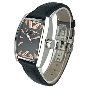 LOCMAN Panorama Ostrich Strap Quartz Sapphire Women's Watch REF 151, 29mm x 39mm - Picture 1 of 8