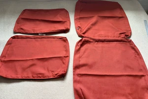 Hampton Bay CushionGuard Quarry Red Lounge Chair Slipcover 8045-12399700 - Picture 1 of 8