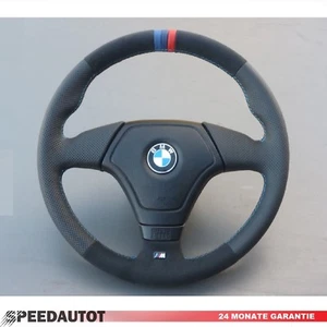 Tausch Lederlenkrad für BMW E34 E36 E39 Z3 NEU LEDERRBEZUG ALCANTARA - Bild 1 von 1
