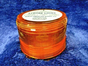 North American Signal CAV120-A Ersatzglas Amber - Bild 1 von 5