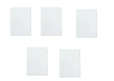 全新 Pendaflex Color Jacs 透明文件夹克,字母尺寸 Poly 5 包 #555 — 第 1/2 张图片