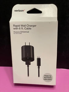 Verizon Vehicle Charger VPC34MICR-M Micro USB Dual Output 5V/3.4A – New Sealed - Picture 1 of 3