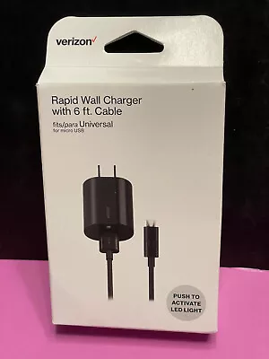 Verizon Vehicle Charger VPC34MICR-M Micro USB Dual Output 5V/3.4A – New Sealed - Image 1 of 3