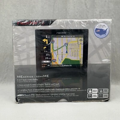 Nextar ME GPS Receiver Automotive Mountable w/ Mount, Carry Pouch & Car Adapter - Image 1 of 4