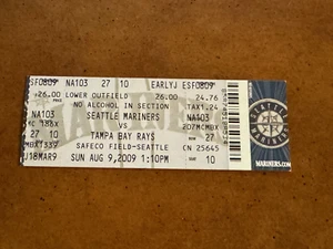 2009 Seattle Mariners Full Baseball Ticket Ichiro Suzuki 500th Career RBI 8/9 - Picture 1 of 1