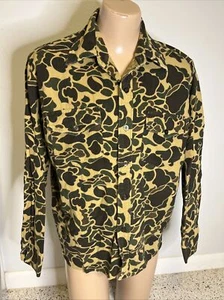 Vintage 70’s 80’s REDHEAD Duck CAMO Camouflage Hunting Shirt Lg Flannel - Picture 1 of 7