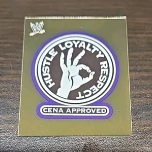 2013 Topps WWE Icons Stickers #147 John Cena Gold Foil - Foto 1 di 2