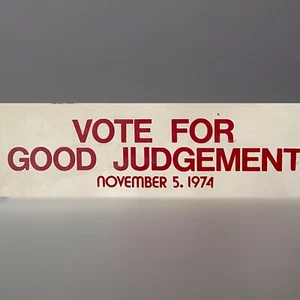 OFFICIAL Campaign 1974 VOTE For C. A. STROMSNESS for JUDGE SUPERIOR COURT - Picture 1 of 6