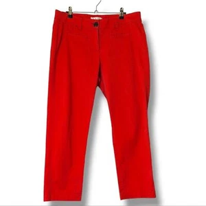 Cabi Work It Capri Cotton Pants in Poppy Red Style 646 Office Summer: Women's 8 - Picture 1 of 9