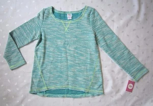NWT CIRCO GIRLS MARLED TURQUOISE BLUE SWEATER - SIZE L (10-12) - Picture 1 of 8