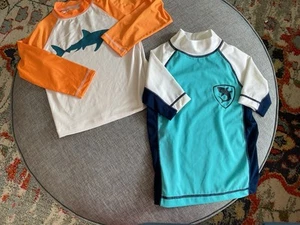 Big Chill, Crazy 8 rashguards (2) boys sz 4, EUC one ls, one sl well made - Picture 1 of 6
