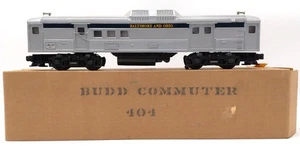 Lionel 404 Vintage O Baltimore & Ohio RDC Budd Baggage & Mail Car EX/Box - Picture 1 of 3