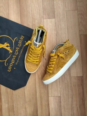 GOLDEN GOOSE MID-STAR CORDUROY SNEAKERS SNEAKER SIZE EU 37,  US 7 , UK 4 — 第 1/4 张图片