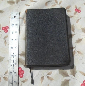 THE HOLY BIBLE OLD AND NEW TESTAMENT PERSIAN MOROCCO LEATHER COVER - Picture 1 of 23