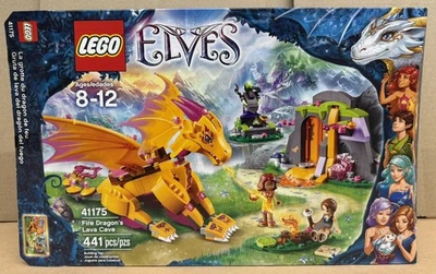 LEGO Elves 41175 Fire Dragon's Lava Cave Cardboard Box NO LEGO - Image 1 of 4