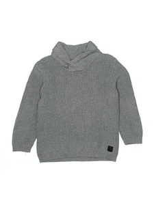 Zara Girls Gray Turtleneck Sweater 6 - Picture 1 of 2