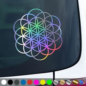 Pegatina flor de la vida patrón de yoga pegatina flor de la vida idea de regalo coche - Imagen 1 de 6
