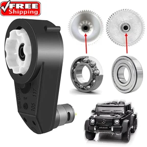 12V 550 40000RPM High Speed Steel Gears Motor Gearbox for Power Wheels Motor... - Picture 1 of 8