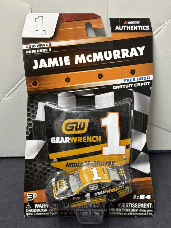 Jamie McMurray #1 GearWrench NASCAR Authentics 2018 Wave 3 1/64 Diecast NUEVO Foto 1 de 4