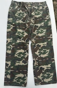 Akademiks Camo Jeans Mens 40x32 Baggy Urban Streetwear Y2K - Picture 1 of 7
