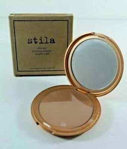 Stila Sun Bronzing Powder Compact With Mirror Shade 1 Full Size 8g New & Boxed - Picture 1 of 2