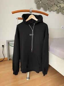 Tom Barron Hoodie Kapuzenpullover Baumwolle Schwarz Oversized L bis XL - Bild 1 von 3