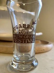 Sugarbush Brew-Grass Festival 2017 Beer Tasting Glass Vermont USA - Picture 1 of 3