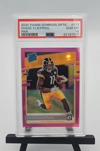 Chase Claypool 2020 Donruss Optic Rated Rookie Pink Prizm PSA 10 Steelers - Imagen 1 de 2