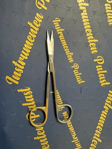 Zahnfleischschere nach Goldmann-Fox Gerade 13cm (Lagerspurren Vorhanden). - Bild 1 von 1