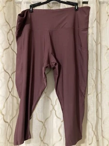 NYL Leggings Cropped Capris Legging Pants Sports  High. Waist Size 3 X - Picture 1 of 5