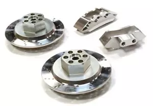 Realistic Alloy Machined Front Brake Hex Hub Set for HPI 1/10 Scale E10 On-Road - Picture 1 of 1