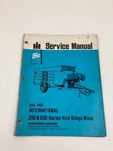 IH International 200 & 300 Ration Rite Silogemischer Service Reparaturanleitung 1975 - Bild 1 von 3