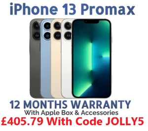 Apple iPhone 13 Pro Max - 256GB 6,7" Wszystkie kolory 5G Nieskazitelny A+ z Apple Box - Zdjęcie 1 z 16