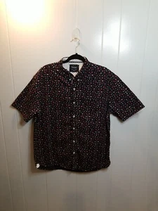 Sunrise Kingdom Herren Micro Abstract Print Kurzarm Hemd Größe XL Atmungsaktiv - Bild 1 von 8