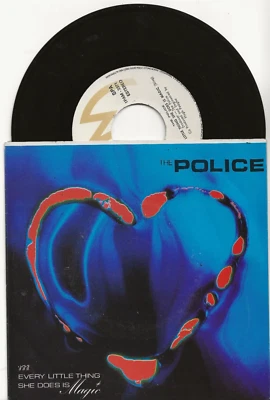 THE POLICE EVERY LITTLE THING SHE DOES IS MAGIC PORTUGAL SINGLE+PIC SLEEVE, MINT - Image 1 of 2