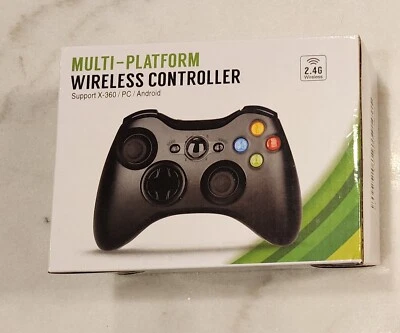 Multi-platform Wireless Controller x-360/ PC/Android. NEW In Open Box - Image 1 of 4