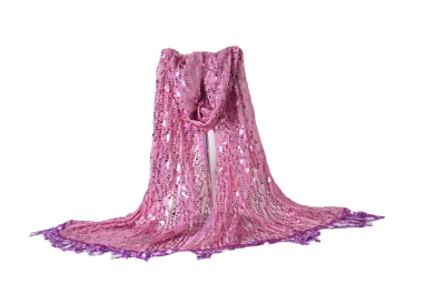 Moda Bufanda Redonda Lentejuelas Bufanda con Lentejuelas Moda Hermosa Brillo Único Multi Foto 1 de 4