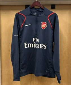 VTG 2006/07 Nike Arsenal Football Training 1/2 Zip Sweater Gunners Jersey Large - Picture 1 of 10