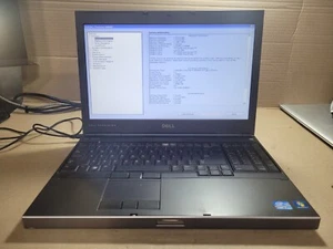 Dell Precision M4600 w/i7-2620M, 8GB RAM, 15.6" Laptop for Parts/Repair #0022 - Picture 1 of 11